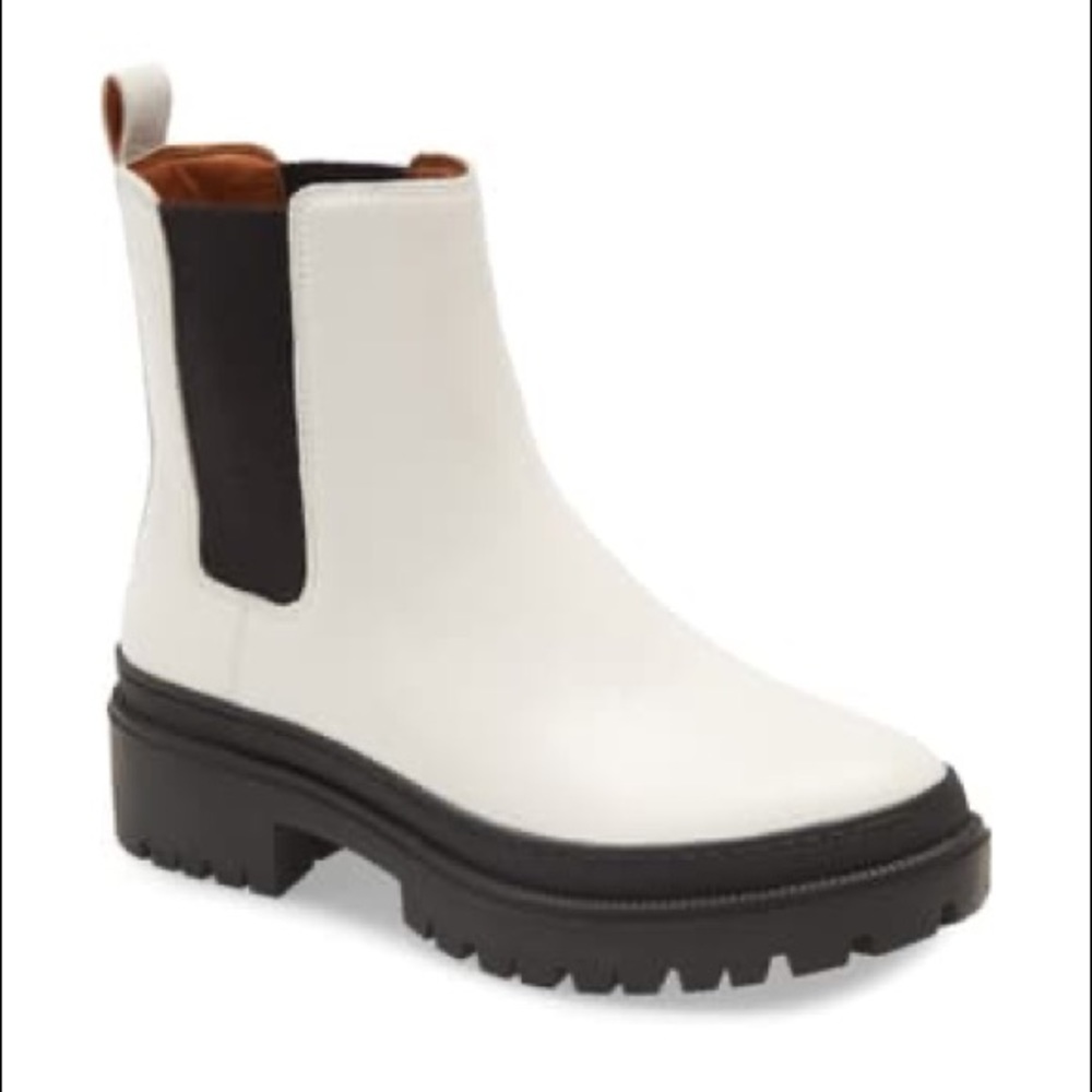 Lucky Brand Ellerey Lug Leather Chelsea Bootie
